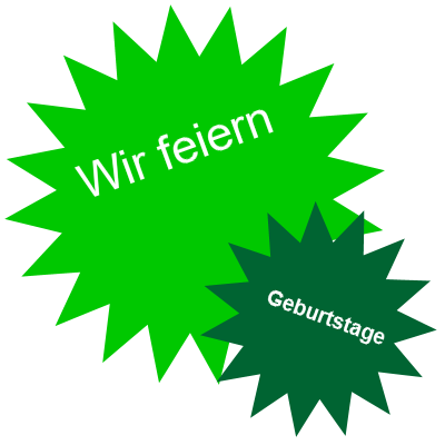 Wir feiern